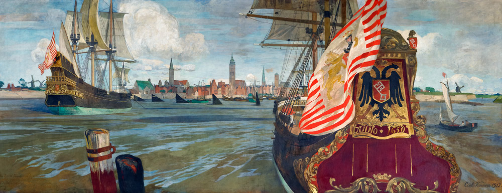 Die Stadt Bremen im 17. Jh. von Carl Vinnen