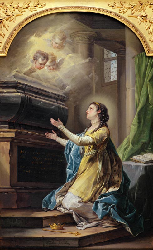 St. Clotilda (474-545) von Carle van Loo