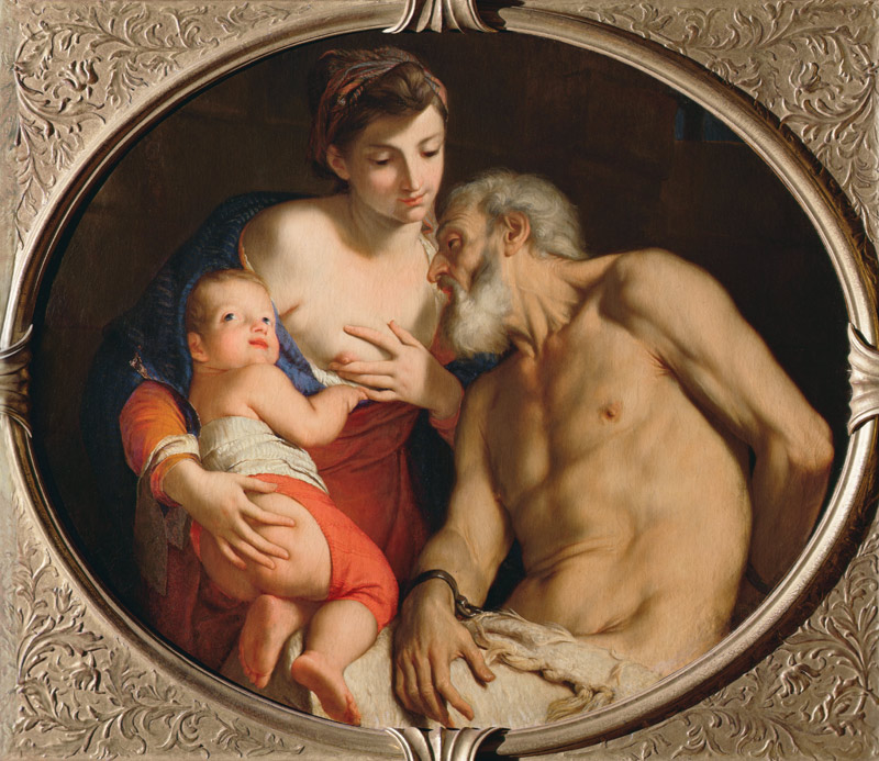 Roman Charity (Cimon and Pero) von Carlo Cignani