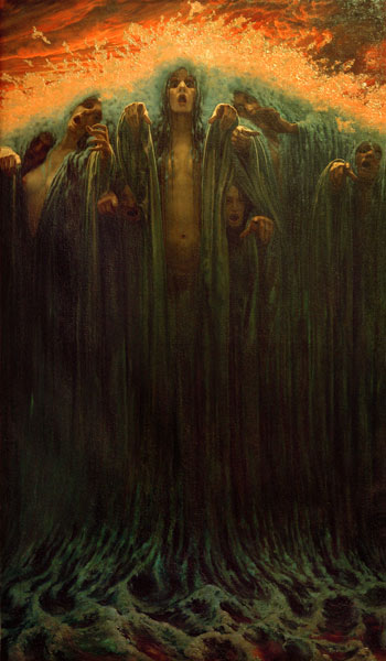 Die Welle von Carlos Schwabe