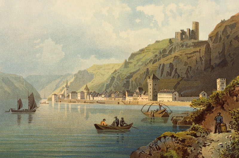 St.Goarshausen von Carl Philipp Christian Köhler