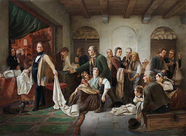 Die schlesischen Weber von Carl Wilhelm Hübner