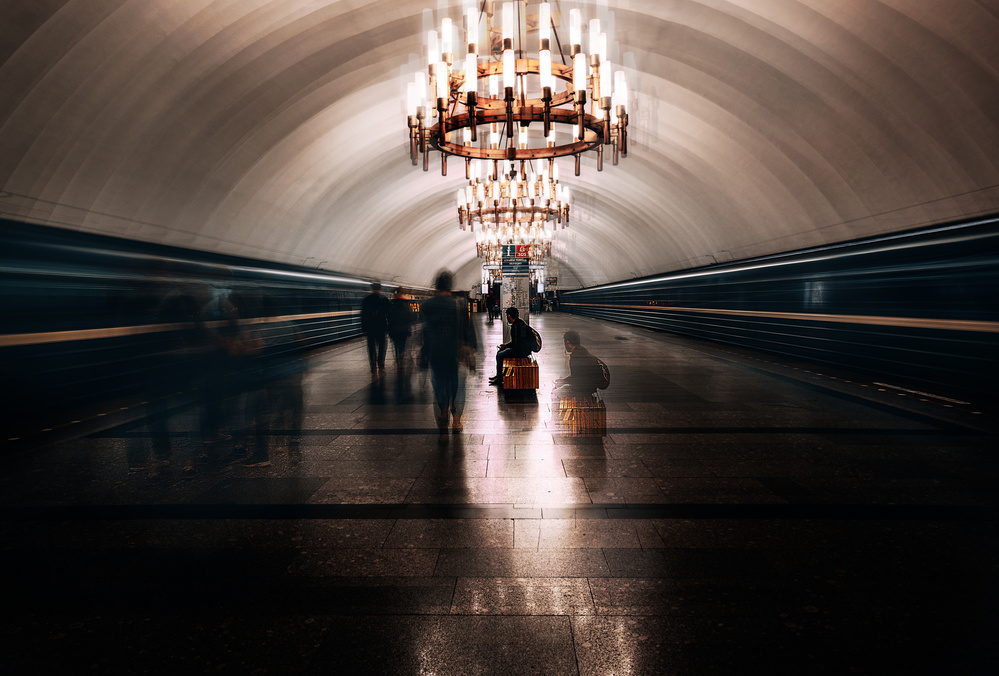 Russian metro station series 3/5 von Carmine Chiriaco