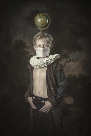 He carries all the worries of the world with him