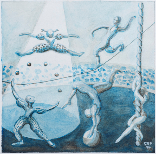 Circus Scene II von Carolyn  Hubbard-Ford