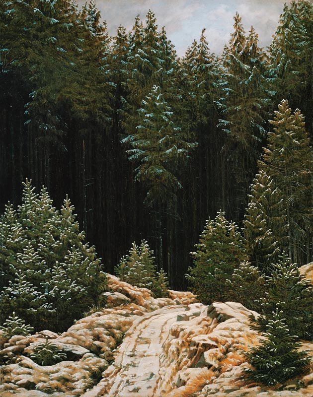 Frühschnee von Caspar David Friedrich