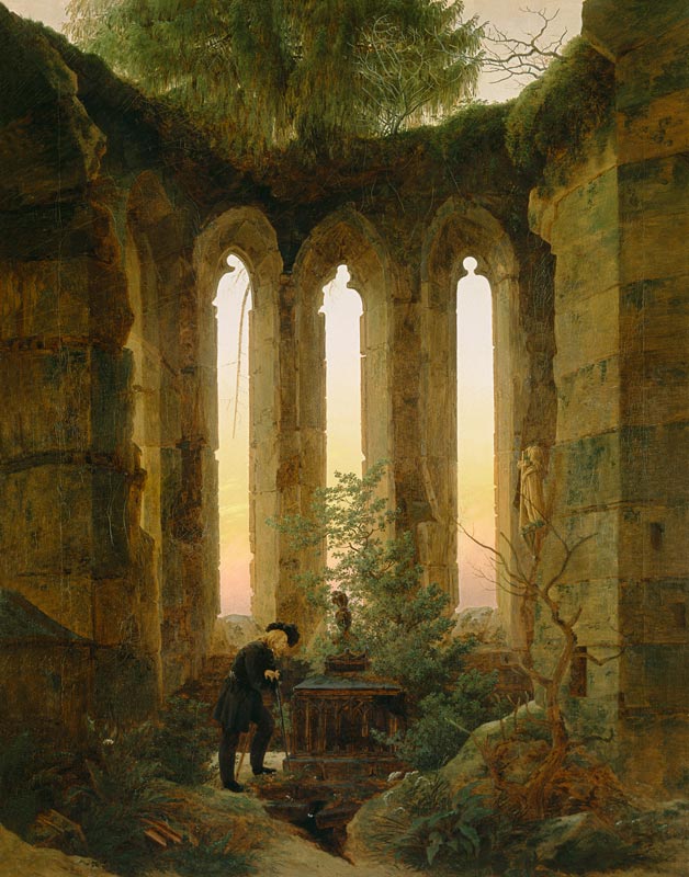Huttens Grab von Caspar David Friedrich