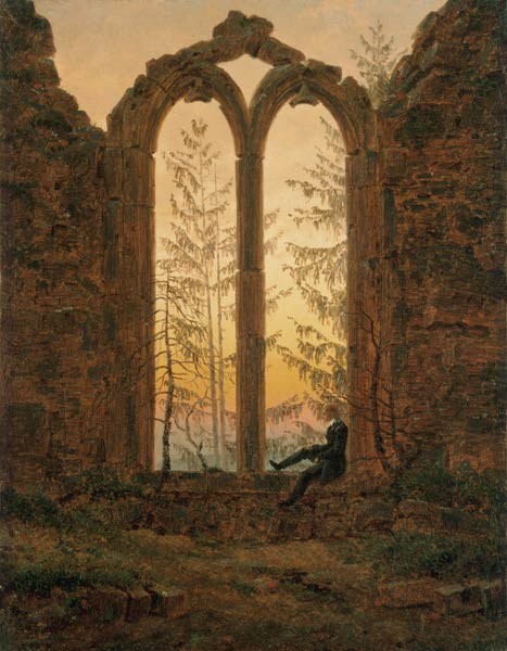 Klosterruine Oybin von Caspar David Friedrich