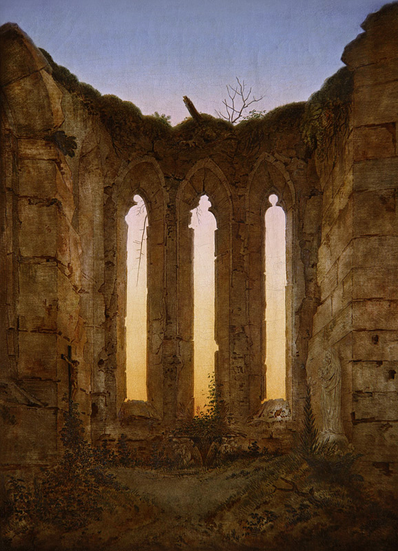 Ruine Oybin von Caspar David Friedrich