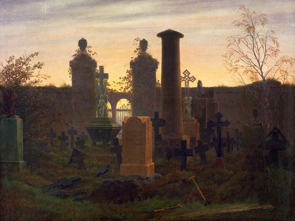 Kügelgens Grab von Caspar David Friedrich