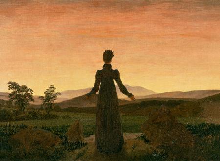 Frau in der Morgensonne 1818