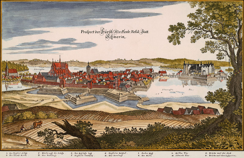 Schwerin von Caspar Merian