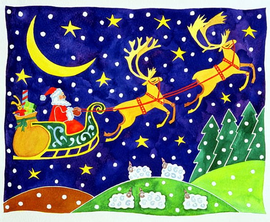 Stars and Snowfall  von Cathy  Baxter