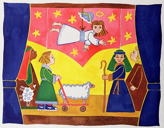 The Nativity Play  von Cathy  Baxter