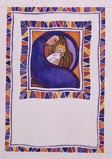 Virgin Mary and Jesus  von Cathy  Baxter