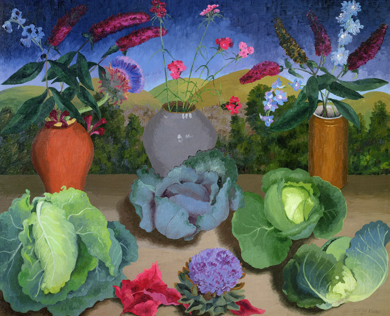 Cabbages von Cedric Morris