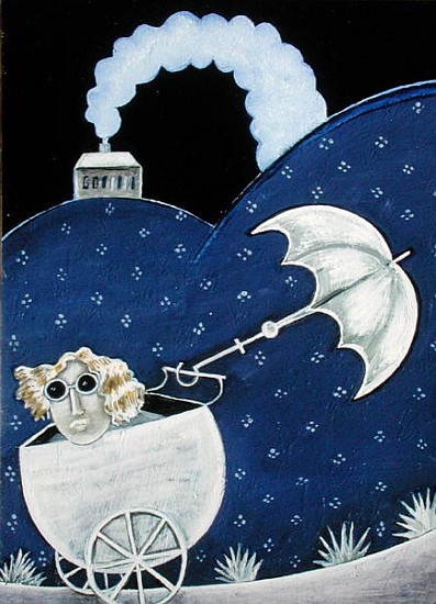 A Day in the Life of... (oil on canvas)  von Celia  Washington