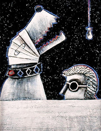 Convalescence (oil on board)  von Celia  Washington