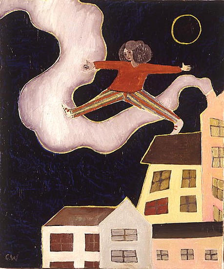 Stepping Out (oil on canvas)  von Celia  Washington