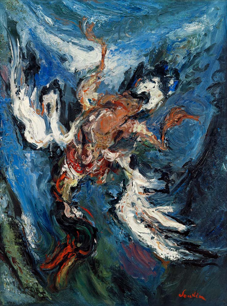 Ente auf blauem Grund von Chaim Soutine