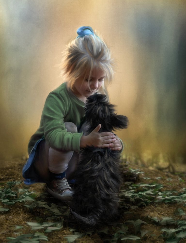 ...puppy love... von Charlaine Gerber
