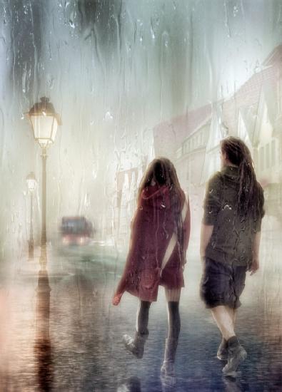 ‘....walk the city streets on a misty rainy day...