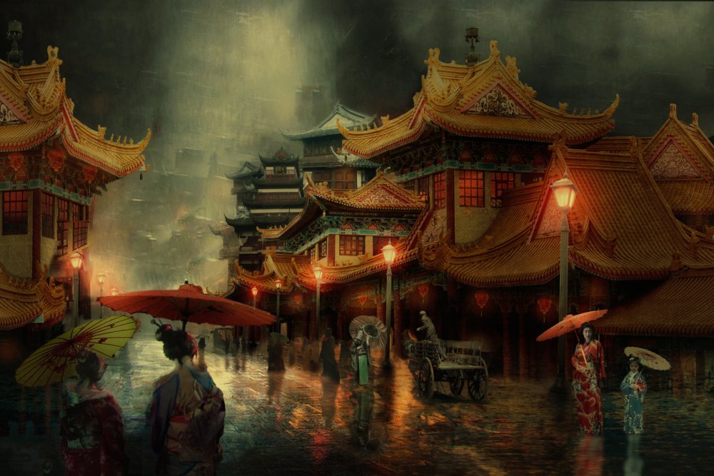 The streets of Hanoi... von Charlaine Gerber