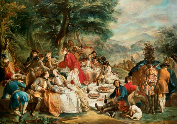 La Chasse von Charles Amédée Philippe van Loo