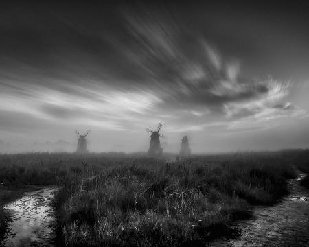 The way to the windmill