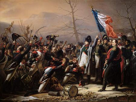 Die Rückkehr Napoleons von der Insel Elba im Februar 1815.