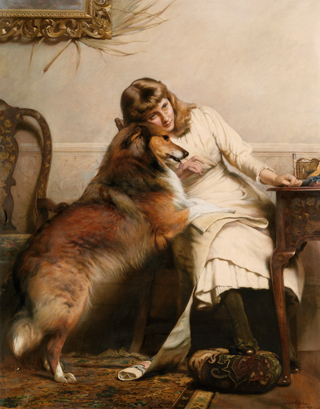 Sweethearts von Charles Burton Barber