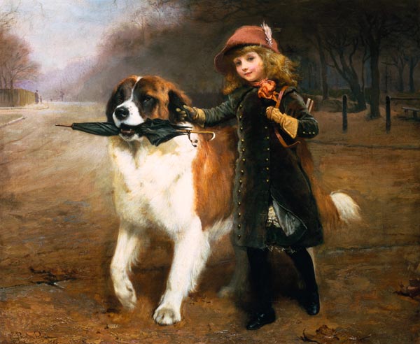 Off To School von Charles Burton Barber