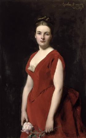 Porträt von Fürstin Anna Alexandrowna Obolenskaja (1861-1917)
