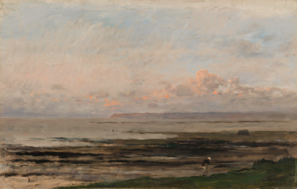 Das Meer bei Ebbe von Charles-François Daubigny