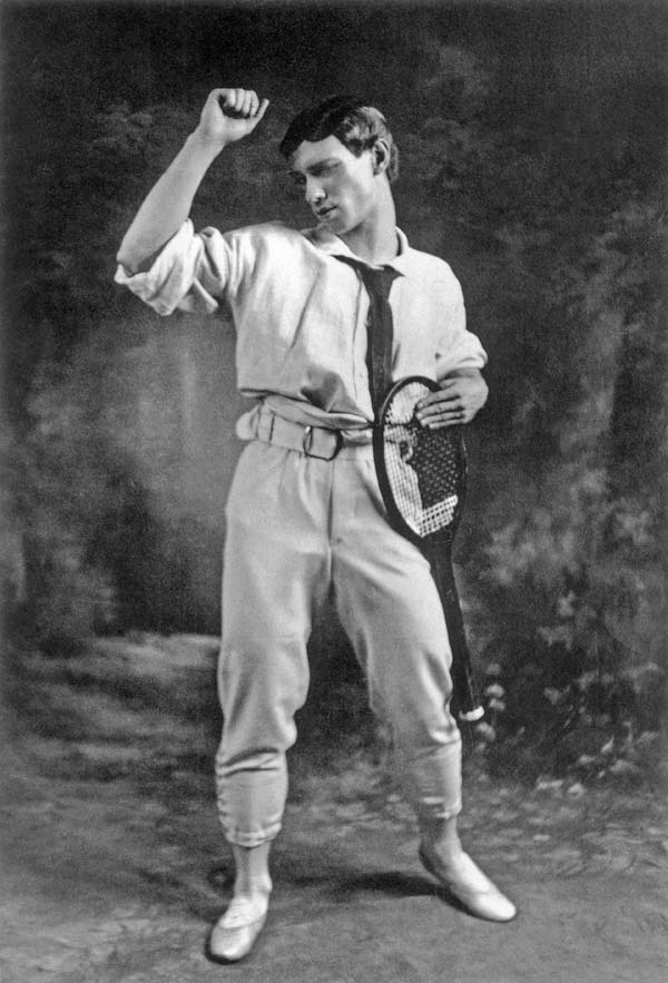 Vaslav Nijinsky im Ballett Jeux von Claude Debussy von Charles Gerschel