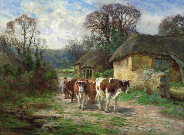 By the Barn von Charles James Adams
