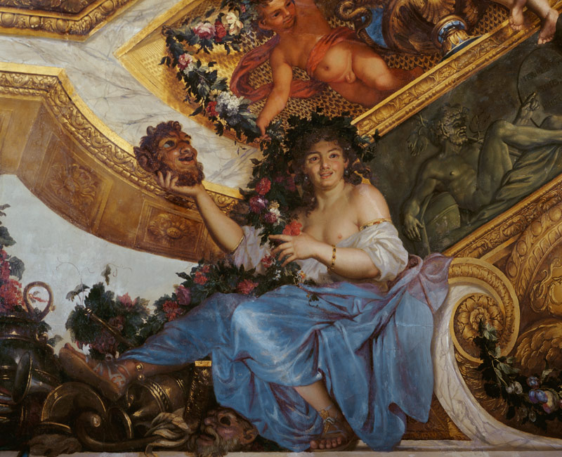 Vaux-le-Vicomte/Thalia oder die Komödie von Charles Le Brun