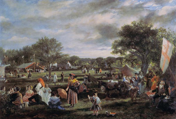 Fairlop Fair (oil on canvas) von Charles Leslie