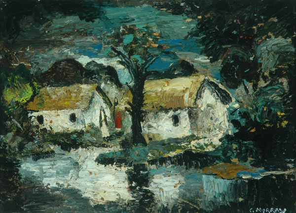 Cottage with Stream von Charles Murray