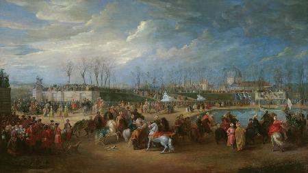 Mehemet Effendi, Turkish ambassador, arrives at the Tuileries on 21st March, 1721, after 1721