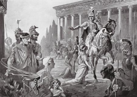 Alexander at the Sack of Thebes, BC 335