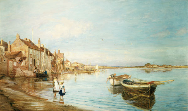 All On A Summers's Day, At Bosham, Sussex von Charles William Wyllie