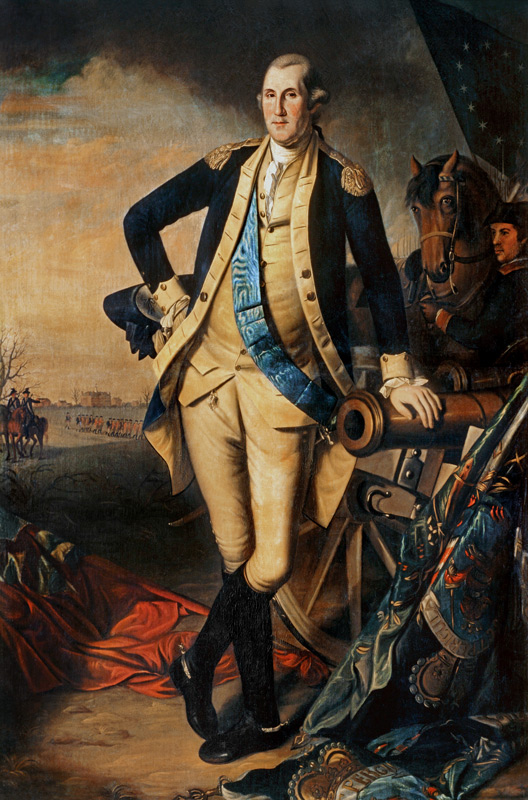 Portrait of George Washington (1732-99) von Charles Willson Peale