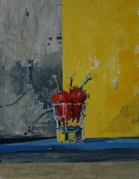 Chillies in a Glass von Charlie Millar