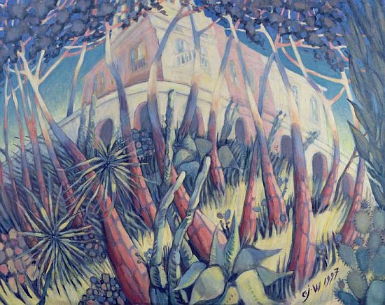 Ligurian Villa, 1997 (oil on canvas)  von Charlotte  Johnson Wahl