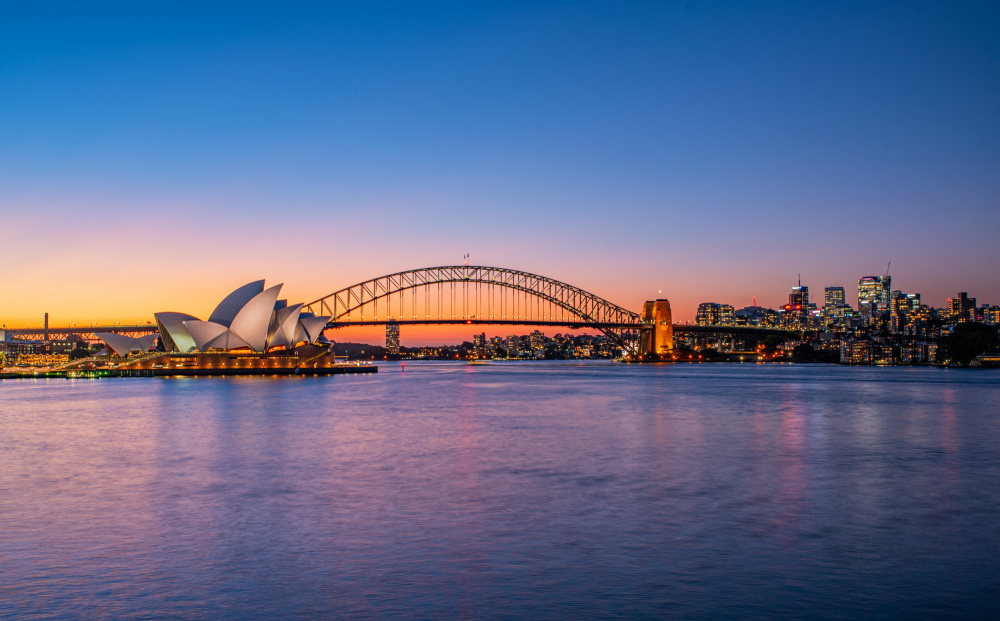 Sydney from Mrs Macquaries Chair von Chennichetty Natarajan