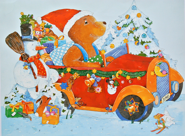 Adventskalender Bear von Christian  Kaempf