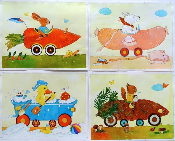 Animal Cars von Christian  Kaempf