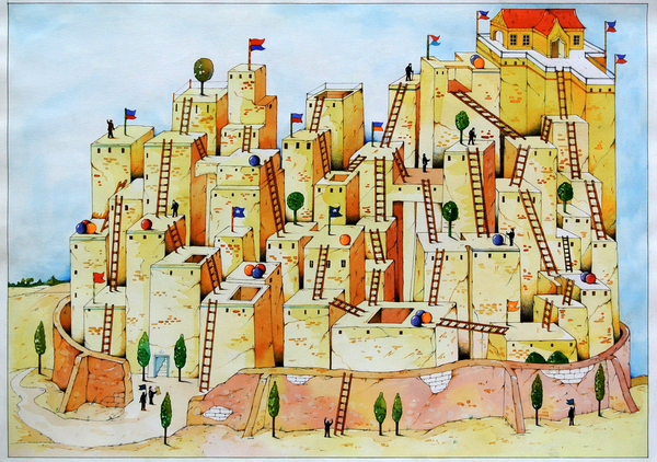 Town and Ladders von Christian  Kaempf