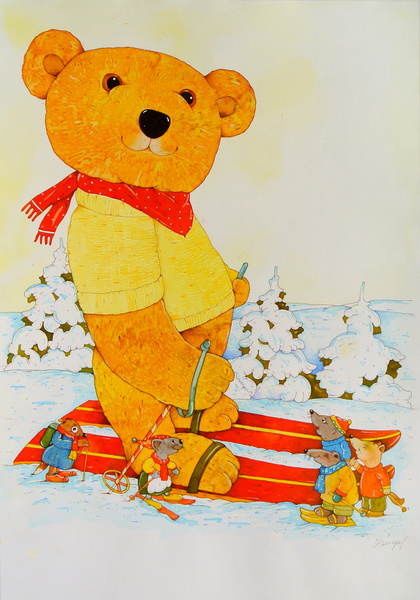 Winter/ Skiing von Christian  Kaempf